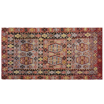 Vintage Large Uşak Eşme Kilim, 185 x 349 cm / 6 x 11.5 ft Kilim