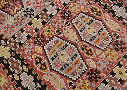 Vintage Large Uşak Eşme Kilim, 185 x 349 cm / 6 x 11.5 ft Kilim