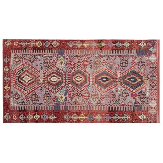 Vintage Large Uşak Eşme Kilim, 186 x 350 cm / 6.1 x 11.6 ft Kilim