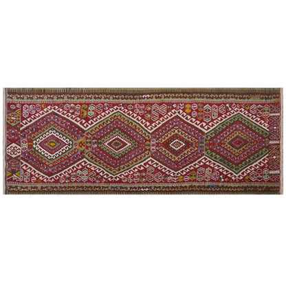 Vintage Large Uşak Kilim, 179 x 444 cm / 6 x 14.7 ft Kilim