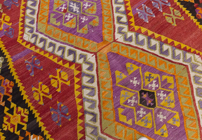 Vintage Large Western Anatolia Kilim, 176 x 304 cm / 5.9 x 10 ft Kilim