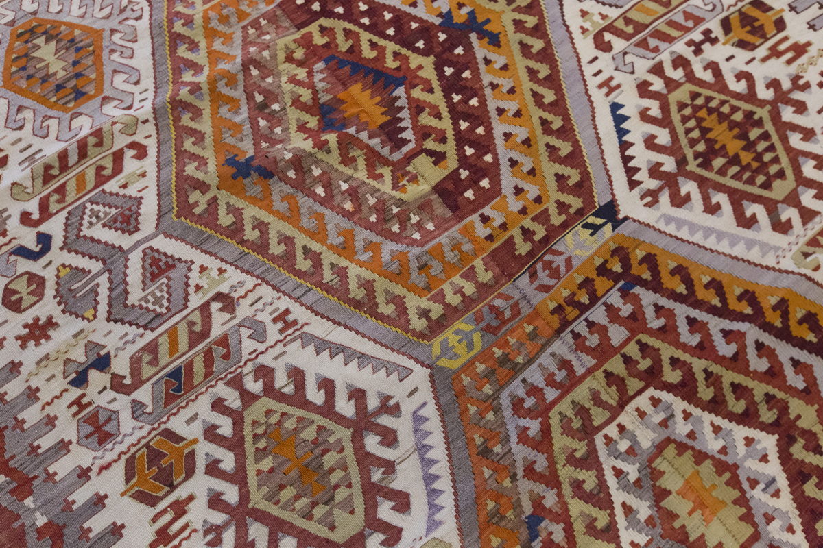 Vintage Large Western Kilim, 174 x 370 cm / 5.9 x 12.2 ft Kilim