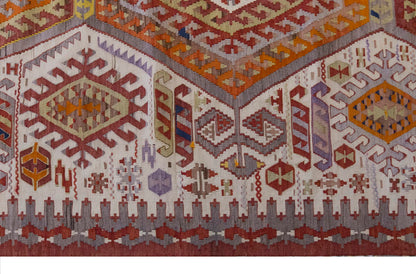 Vintage Large Western Kilim, 174 x 370 cm / 5.9 x 12.2 ft Kilim
