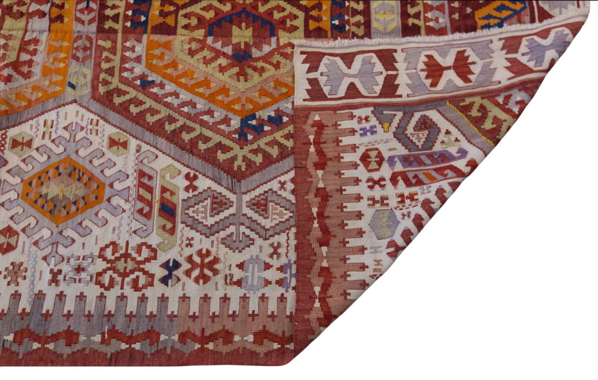 Vintage Large Western Kilim, 174 x 370 cm / 5.9 x 12.2 ft Kilim