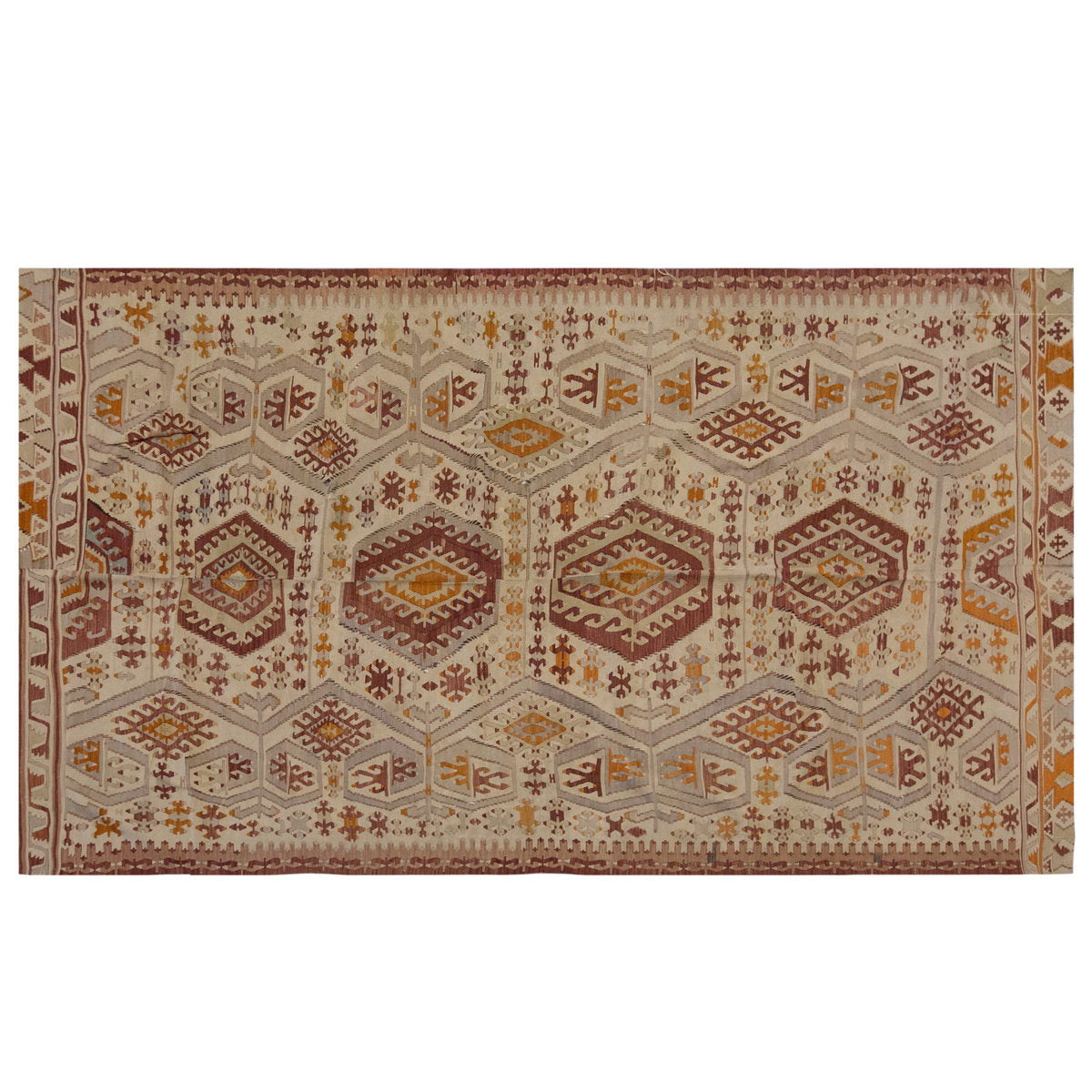 Vintage Large Western Kilim, 75 x 310 cm / 5.9 x 10.2 ft Kilim