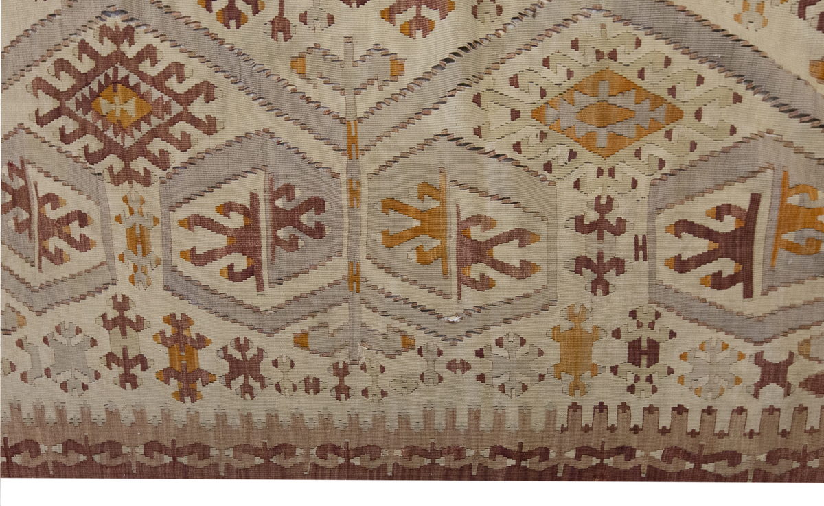 Vintage Large Western Kilim, 75 x 310 cm / 5.9 x 10.2 ft Kilim