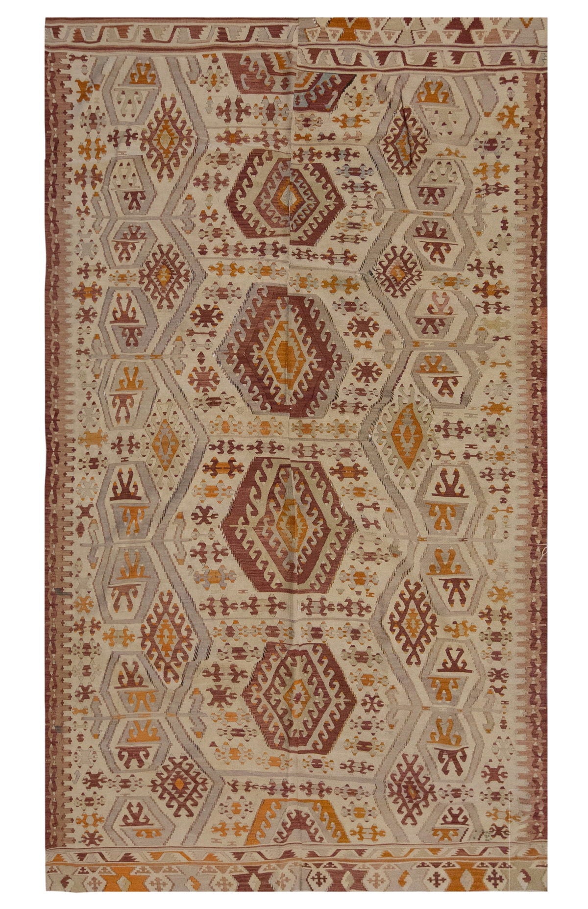 Vintage Large Western Kilim, 75 x 310 cm / 5.9 x 10.2 ft Kilim