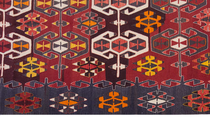 Vintage Manisa Köprübaşı Kilim, 183 x 335 cm / 6 x 11 ft Kilim