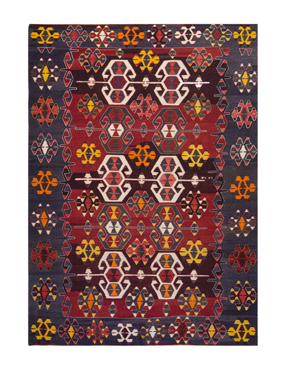 Vintage Manisa Köprübaşı Kilim, 183 x 335 cm / 6 x 11 ft Kilim