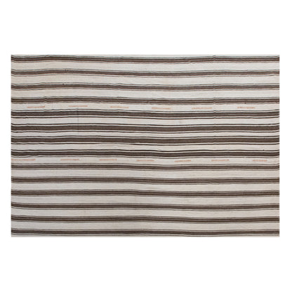 Vintage Minimalist Turkish Kilim Rug 225x330 cm (7.4x10.8 ft)