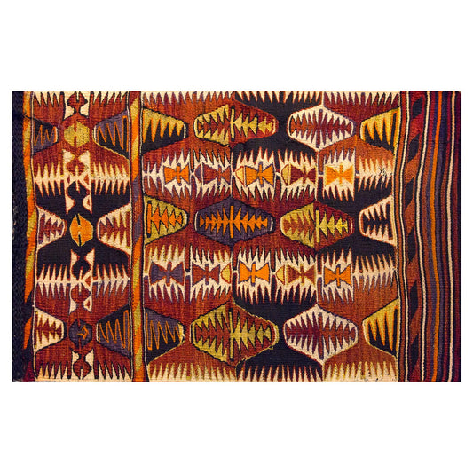 Vintage Mut Anamur Kilim, 76 x 120 cm, 2.5 x 3.11 ft