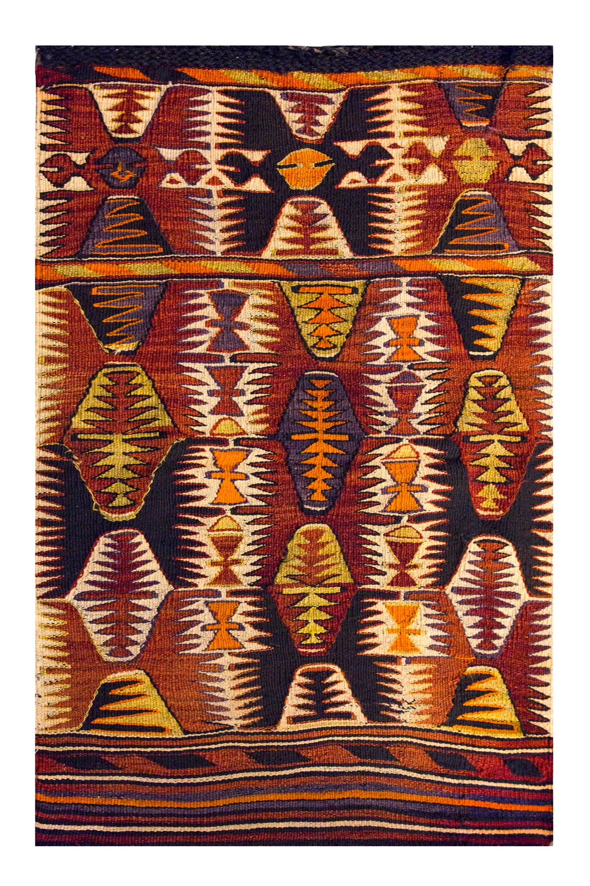 Vintage Mut Anamur Kilim, 76 x 120 cm, 2.5 x 3.11 ft