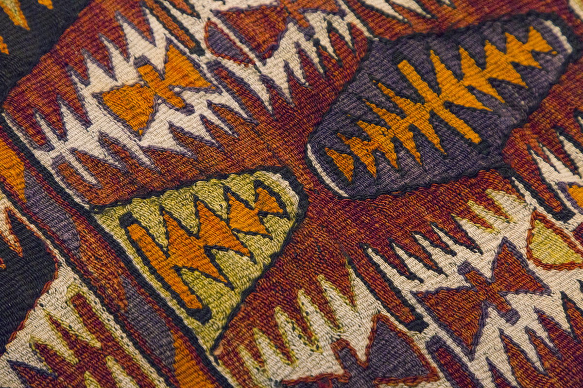 Vintage Mut Anamur Kilim, 76 x 120 cm, 2.5 x 3.11 ft