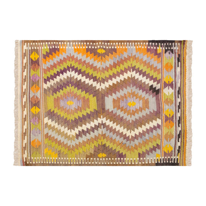 Vintage Nomadic Rug, 3.10 x 2.10 ft Rug, 118 x 88 cm