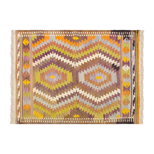 Vintage Nomadic Rug, 3.10 x 2.10 ft Rug, 118 x 88 cm