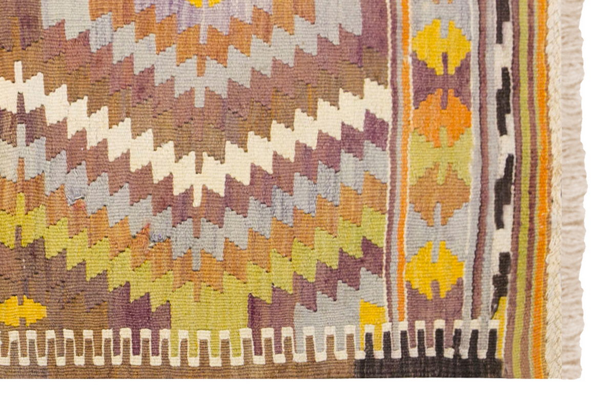 Vintage Nomadic Rug, 3.10 x 2.10 ft Rug, 118 x 88 cm
