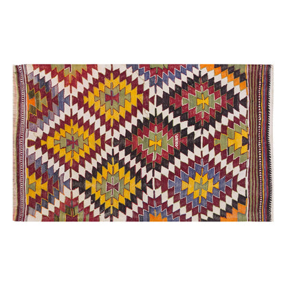 Vintage Nomadic Rug, 4.7 x 3.2 ft Rug, 142 x 98 cm
