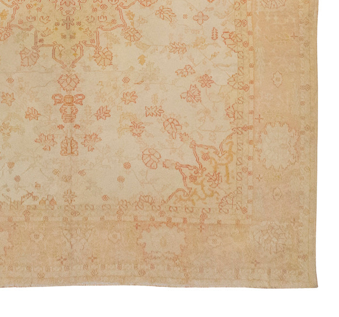 Vintage Nomadic Turkish Oushak Rug – 415 x 500 cm / 13.6 x 16.4 ft