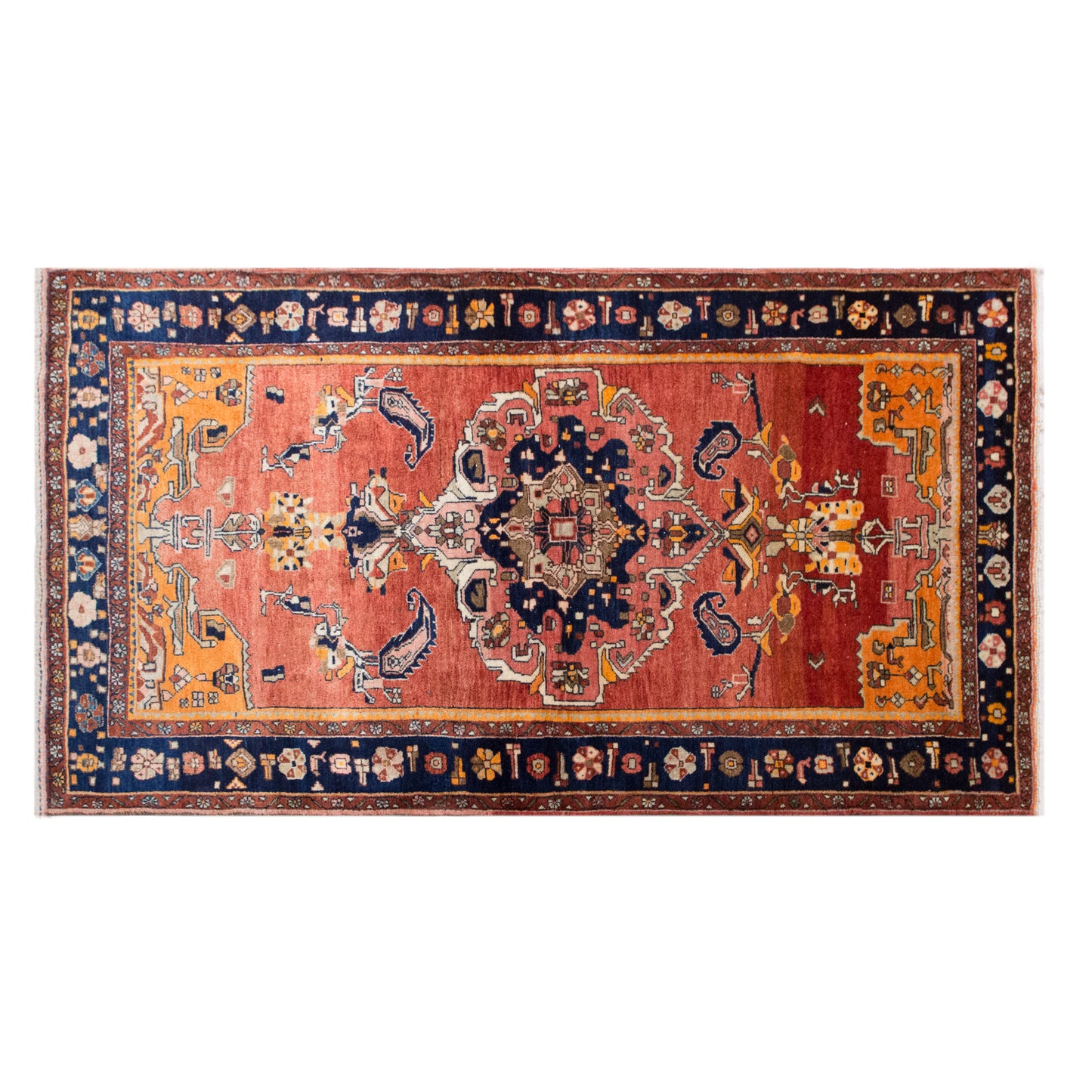 Vintage Oushak Rug (4.3 x 7.9 ft) 132 x 240 cm
