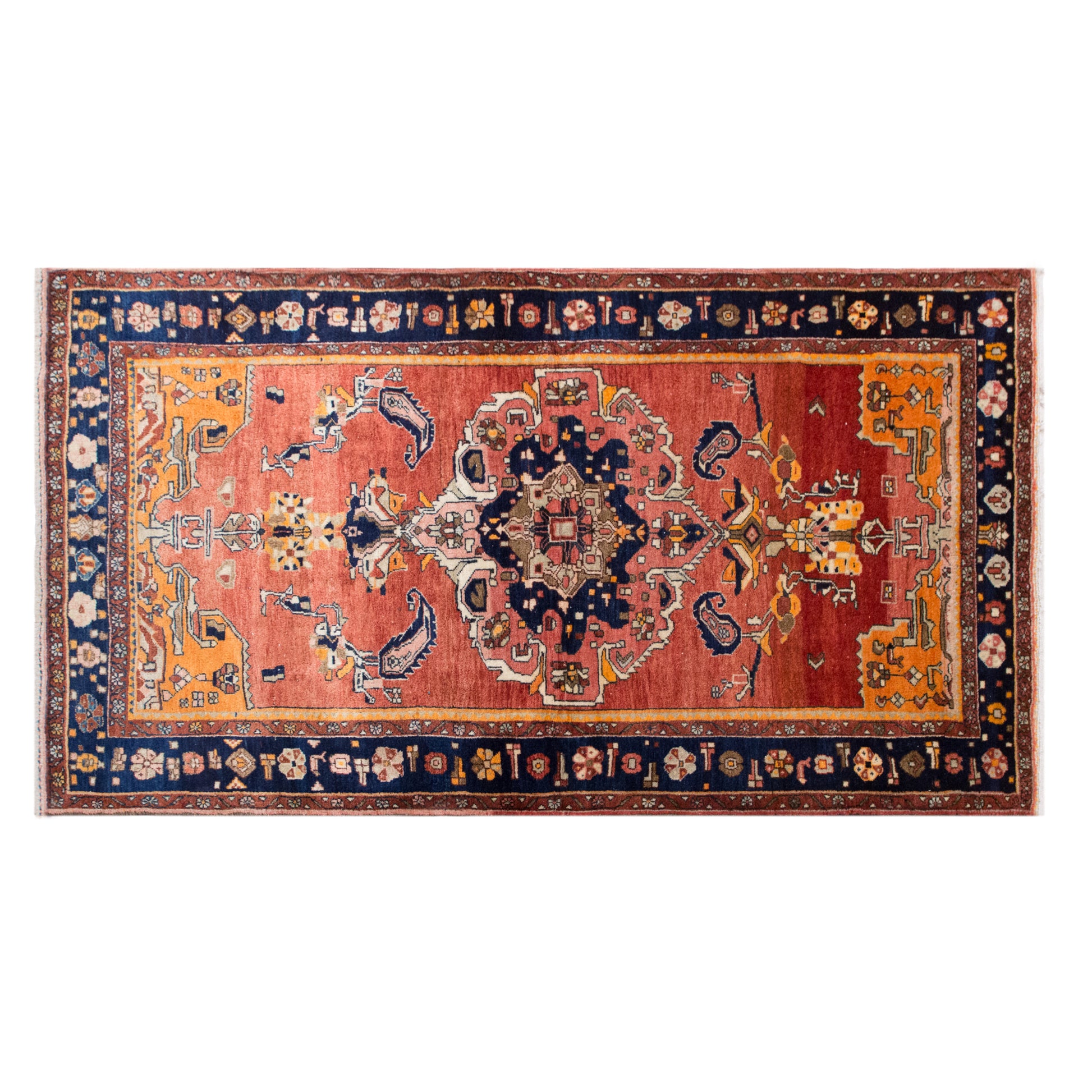 Vintage Oushak Rug (4.3 x 7.9 ft) 132 x 240 cm