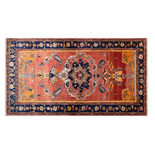 Vintage Oushak Rug (4.3 x 7.9 ft) 132 x 240 cm