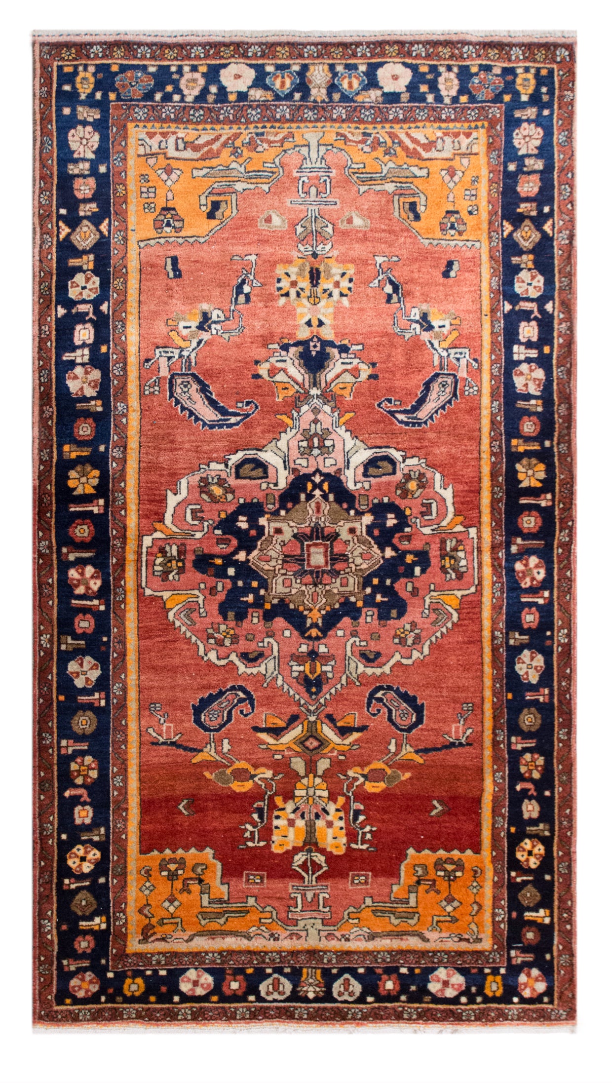 Vintage Oushak Rug (4.3 x 7.9 ft) 132 x 240 cm