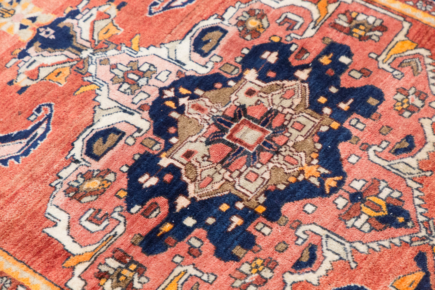 Vintage Oushak Rug (4.3 x 7.9 ft) 132 x 240 cm