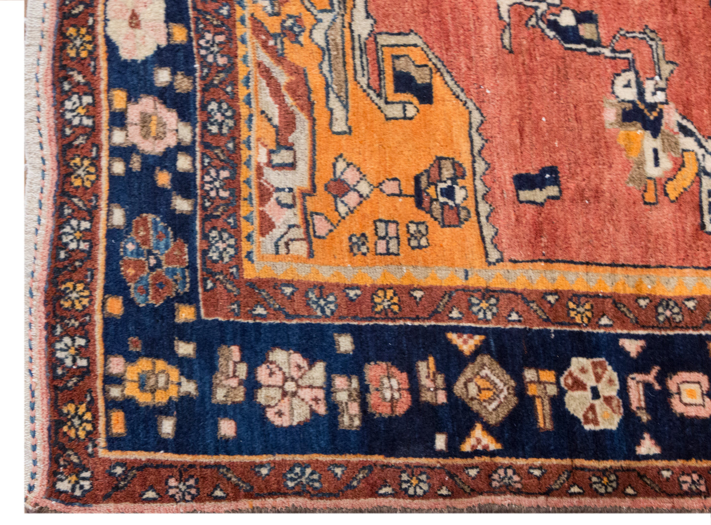 Vintage Oushak Rug (4.3 x 7.9 ft) 132 x 240 cm