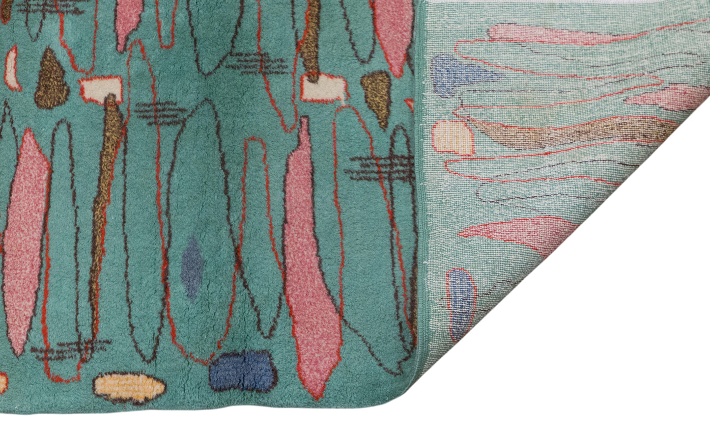 Vintage Oushak Rug 113x215 cm (3'8" x 7'1")