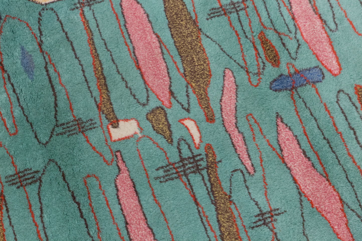 Vintage Oushak Rug 113x215 cm (3'8" x 7'1")