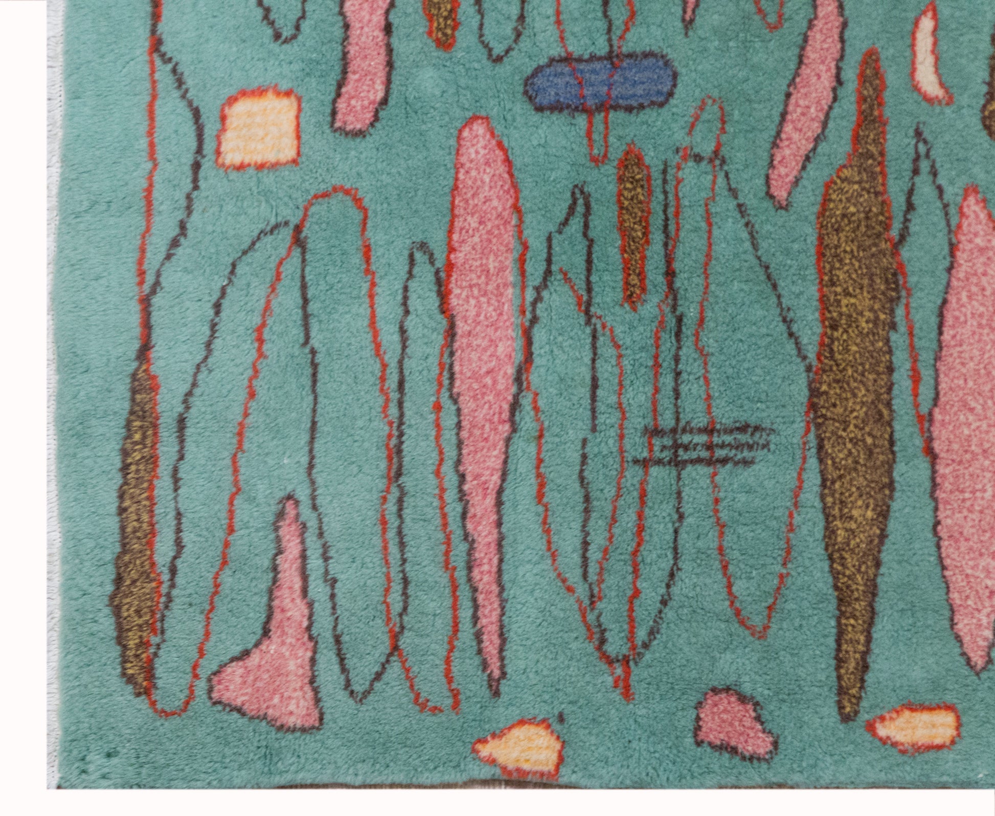 Vintage Oushak Rug 113x215 cm (3'8" x 7'1")