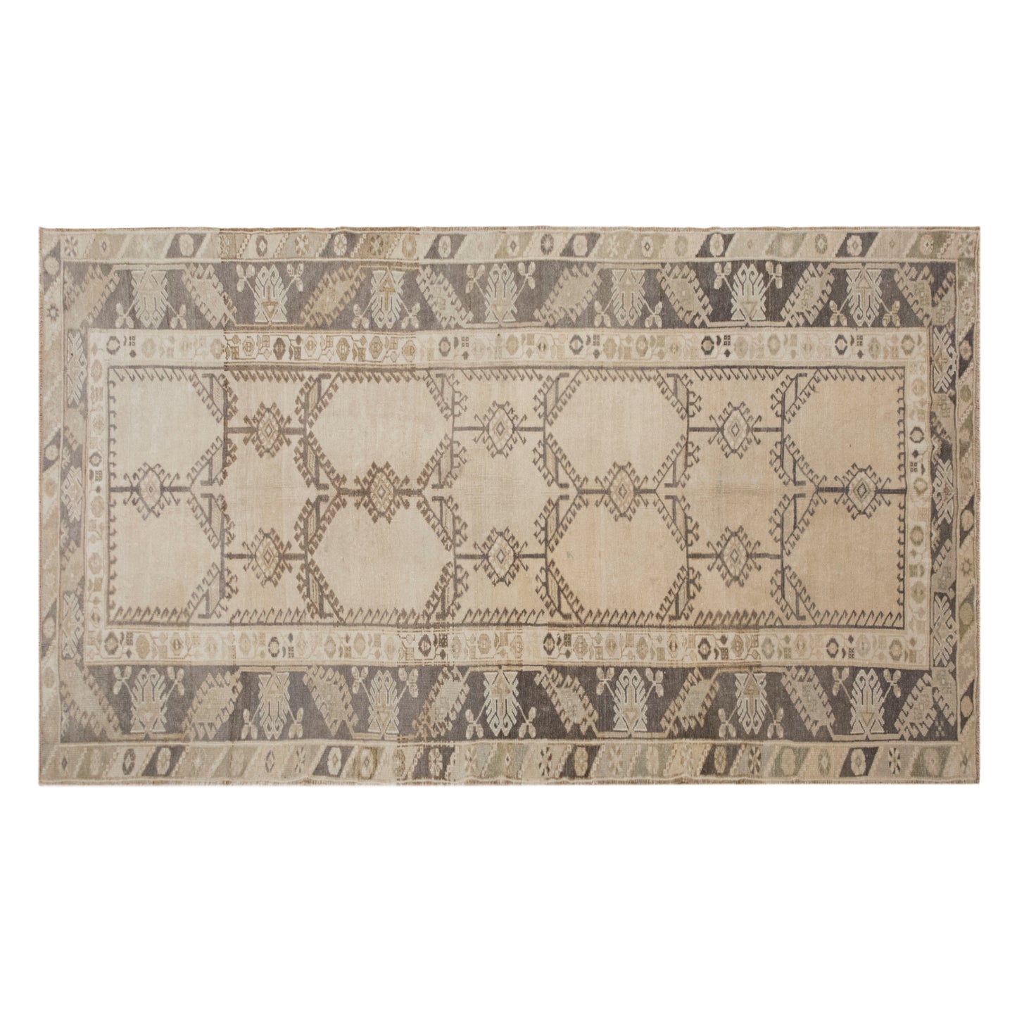 Vintage Oushak Rug 165x280 cm (5.4x9.2 ft)