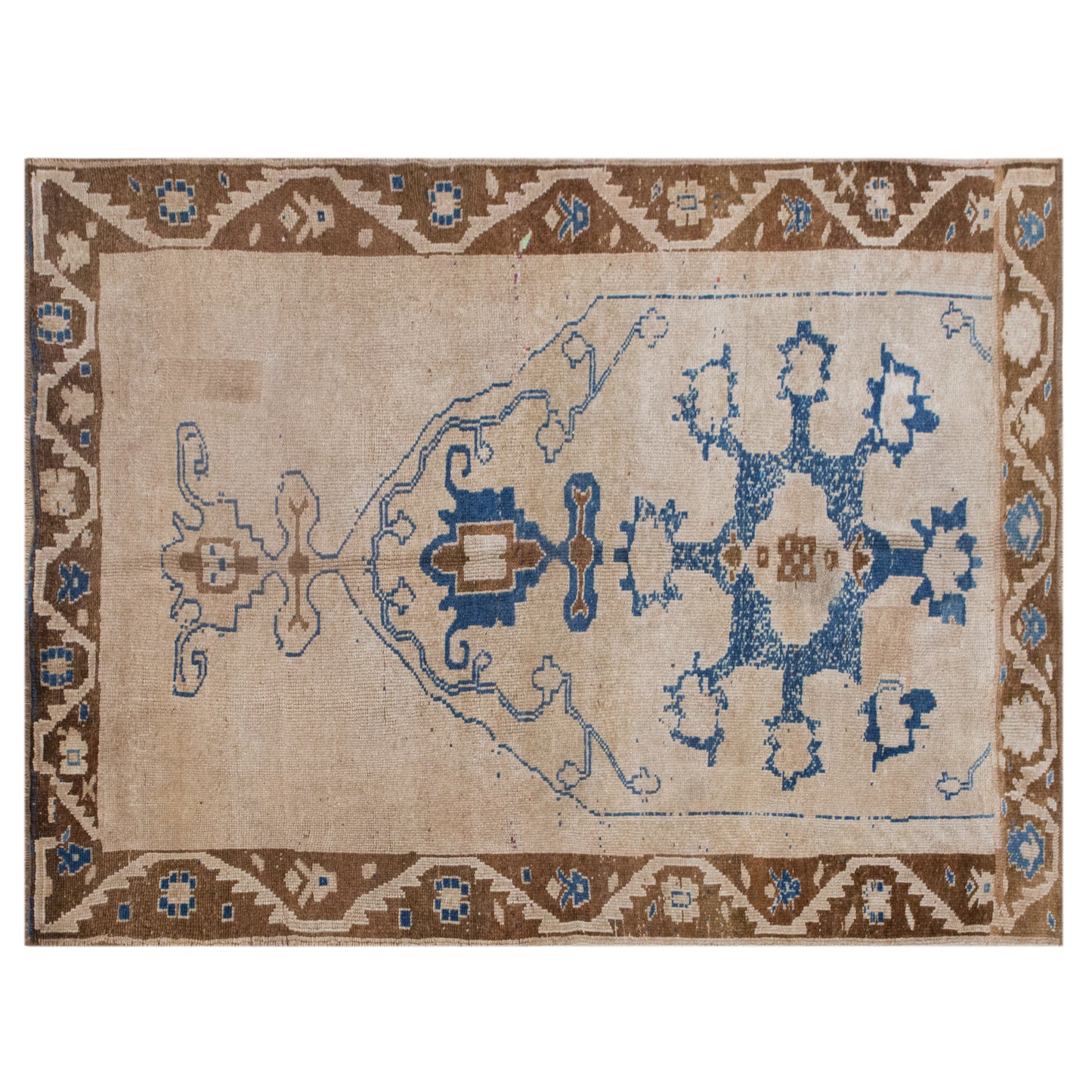 Vintage Oushak Rug 195x260 cm (6'5" x 8'6")