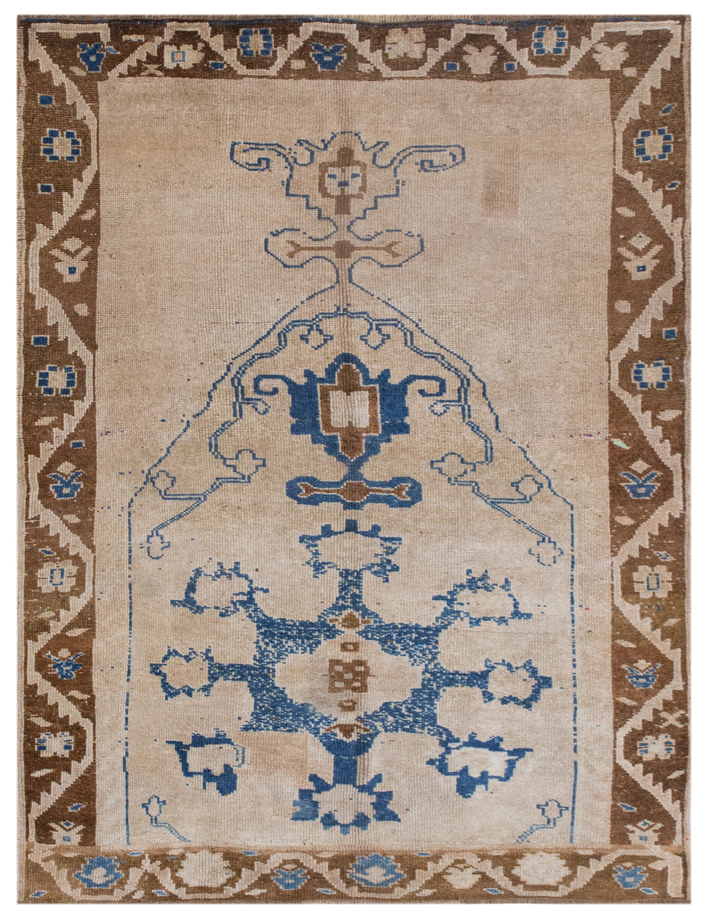 Vintage Oushak Rug 195x260 cm (6'5" x 8'6")