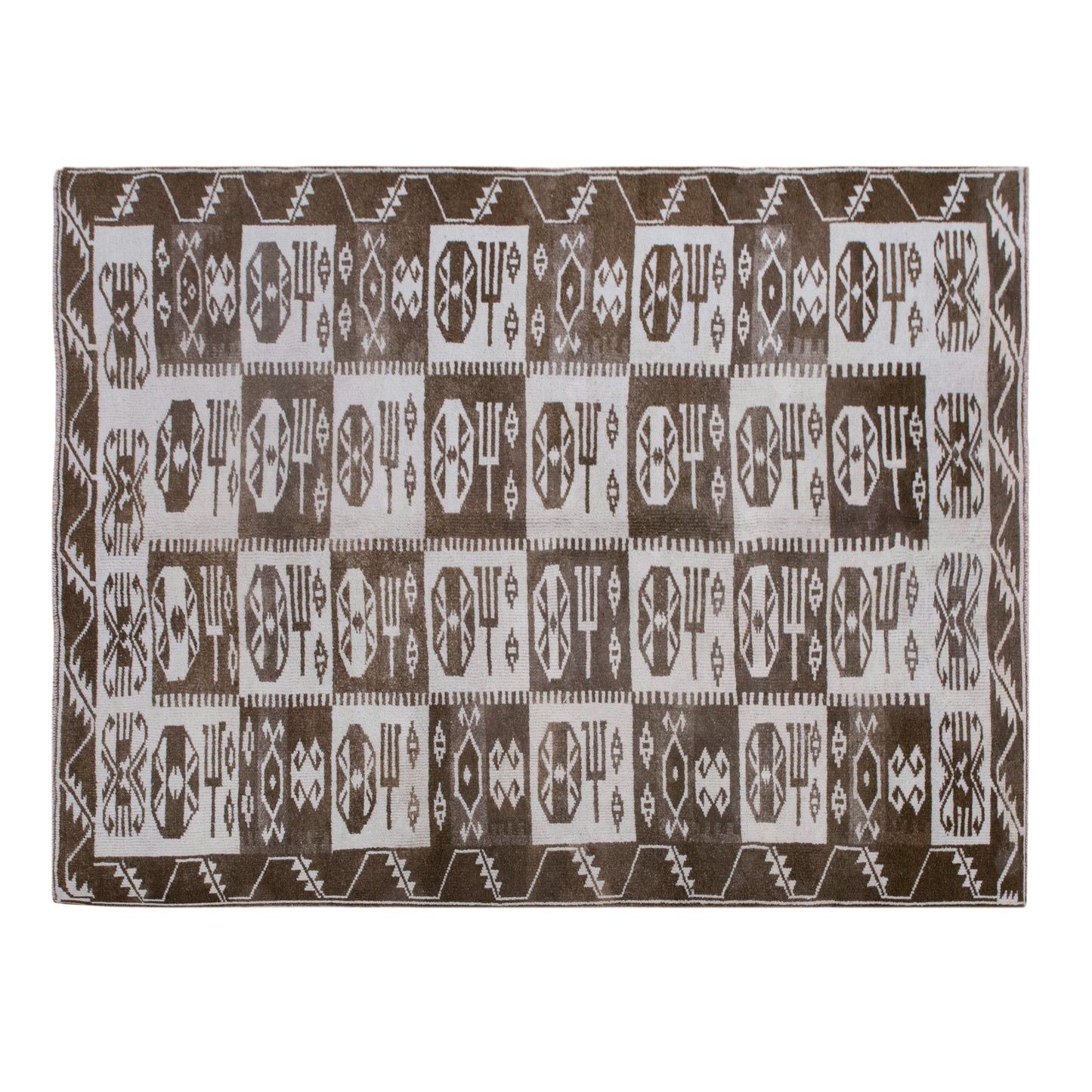 Vintage Oushak Rug 213x280 cm (7'0" x 9'2")