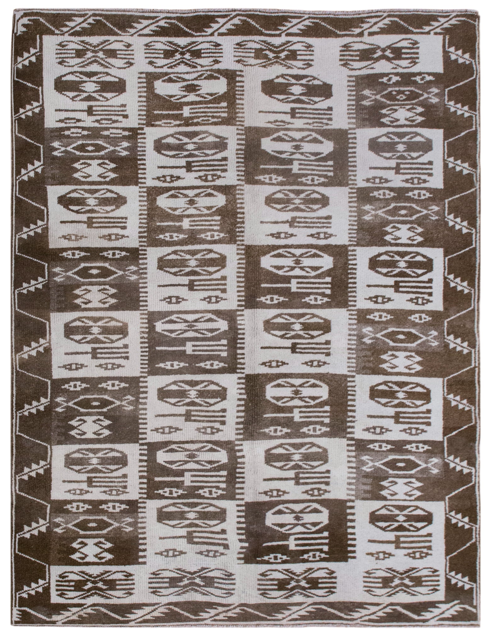 Vintage Oushak Rug 213x280 cm (7'0" x 9'2")