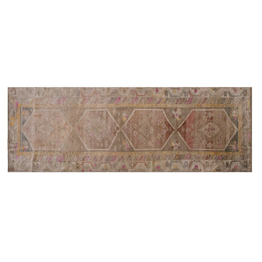 Vintage Oushak Runner 122x385 cm (4'0" x 12'7")