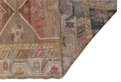 Vintage Oushak Runner 122x385 cm (4'0" x 12'7")