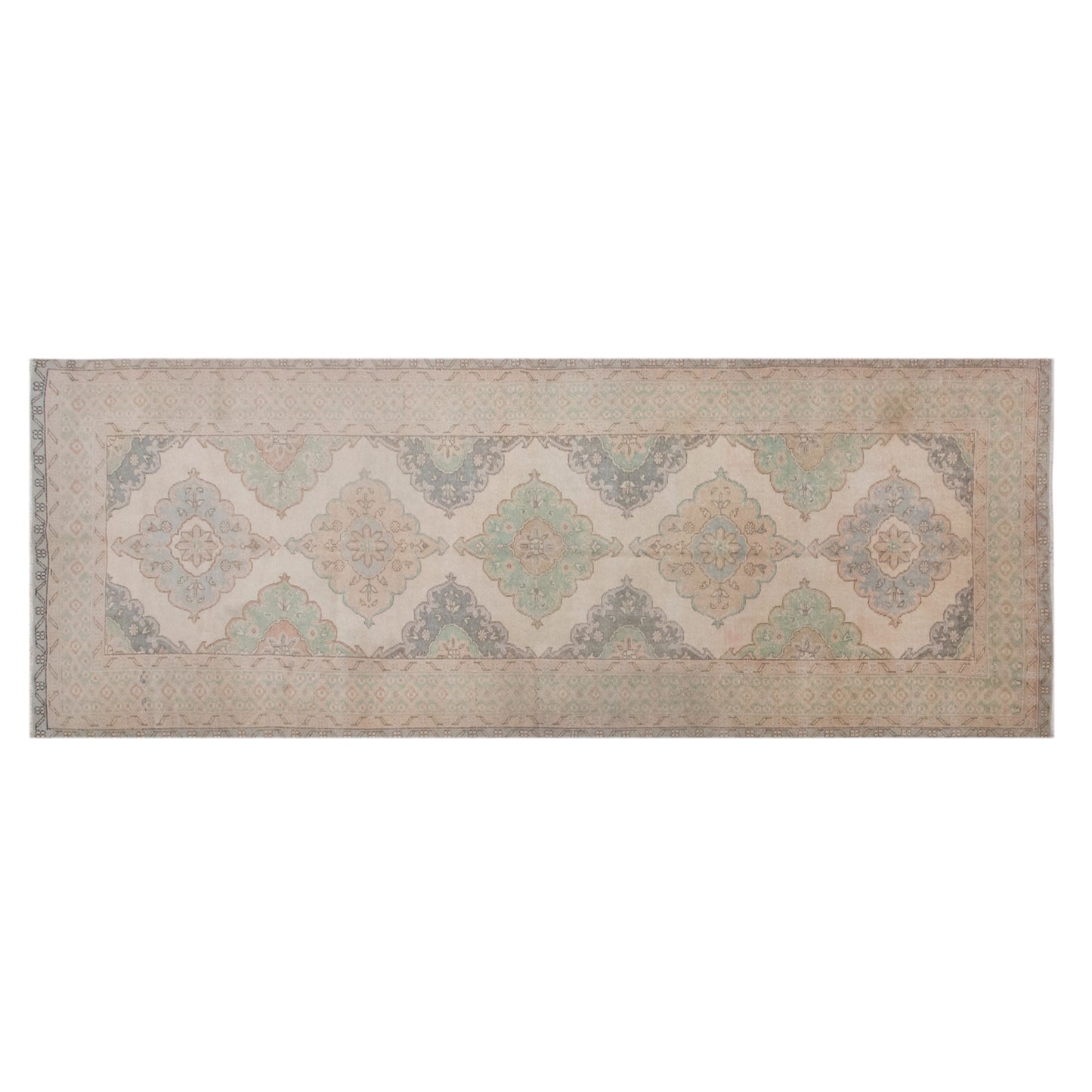 Vintage Oushak Runner 148x395 cm (4'10" x 13'0")