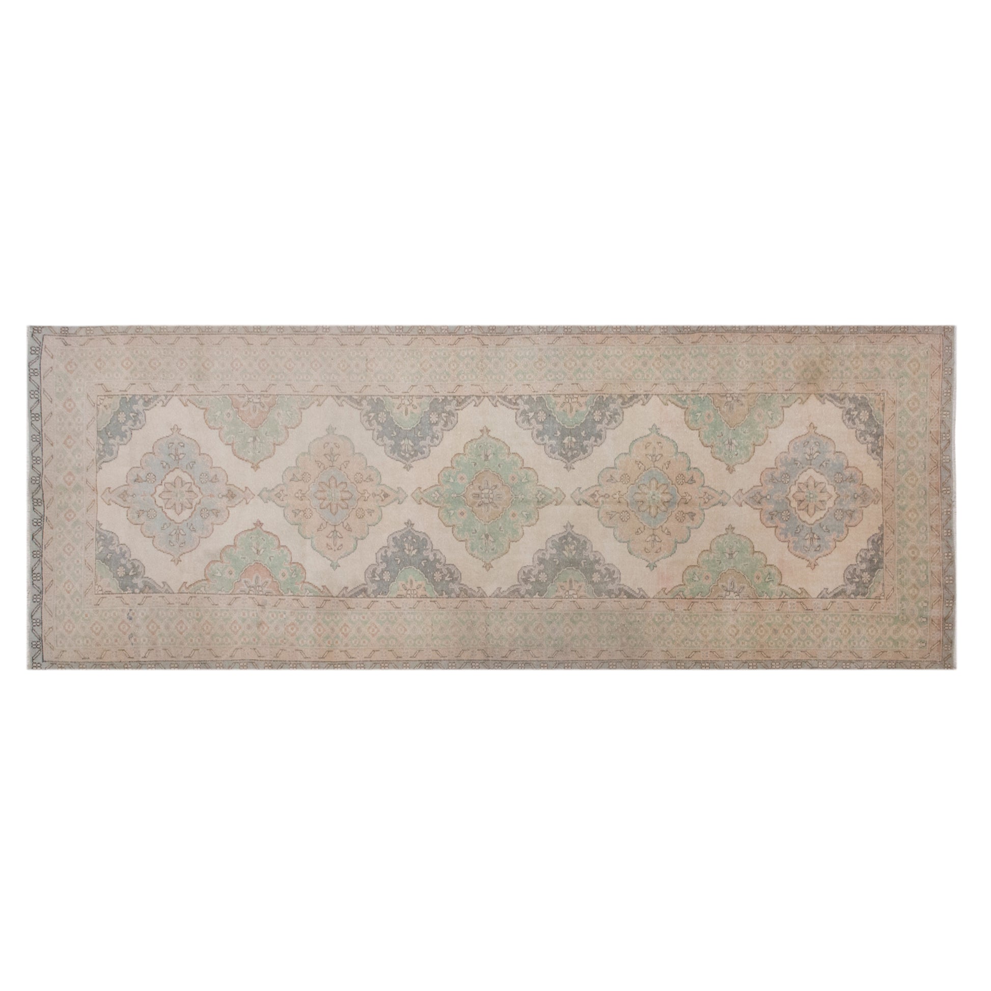 Vintage Oushak Runner 148x395 cm (4'10" x 13'0")