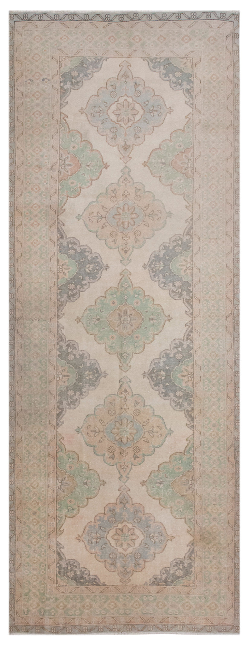 Vintage Oushak Runner 148x395 cm (4'10" x 13'0")