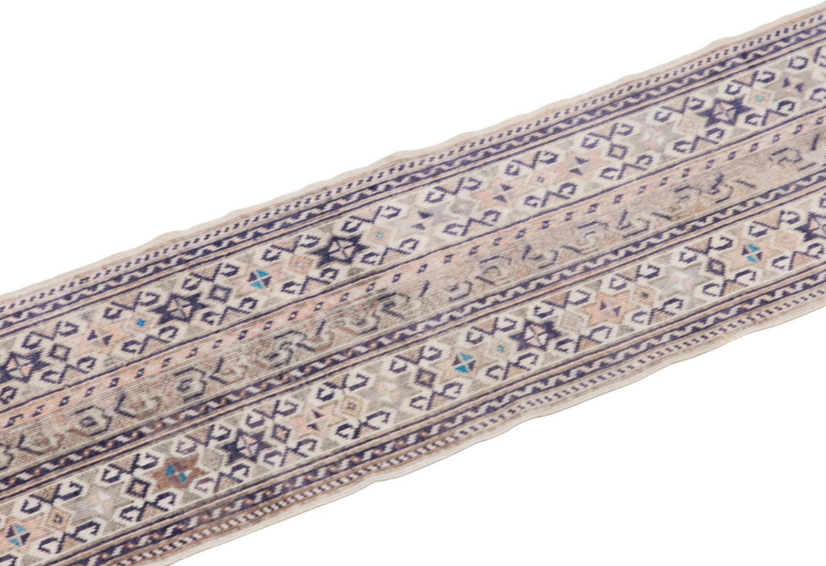 Vintage Oushak Runner Rug - 46x337 cm / 1.6×11.1 feet