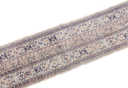 Vintage Oushak Runner Rug - 46x337 cm / 1.6×11.1 feet