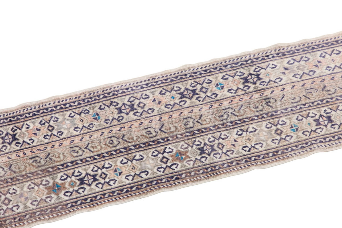 Vintage Oushak Runner Rug - 46x337 cm / 1.6×11.1 feet