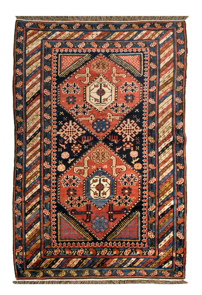 Vintage Rug,  3'3 x 5'1 feet / 100 x 154 cm