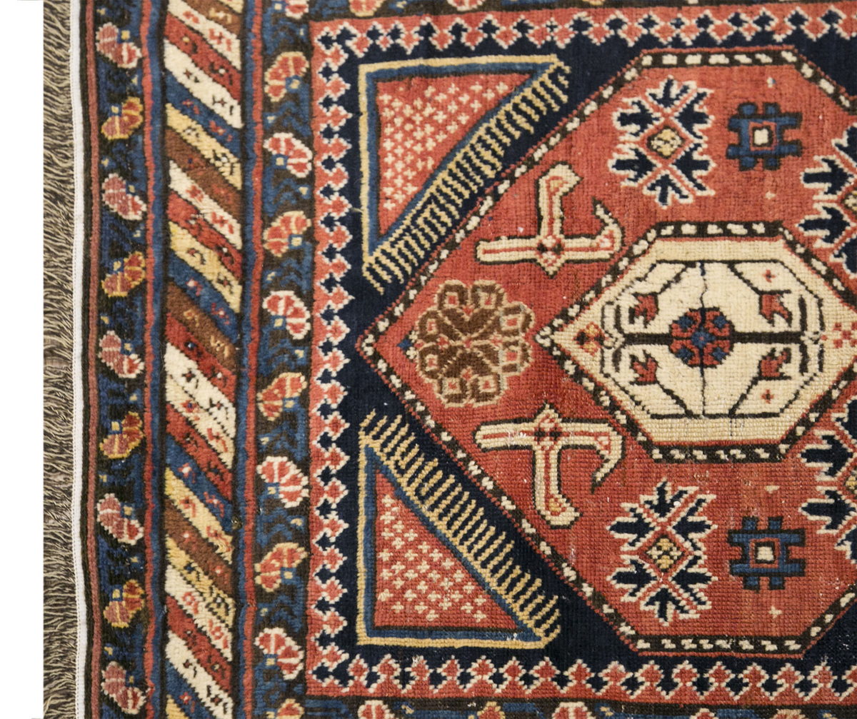 Vintage Rug,  3'3 x 5'1 feet / 100 x 154 cm