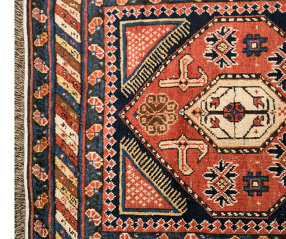 Vintage Rug,  3'3 x 5'1 feet / 100 x 154 cm
