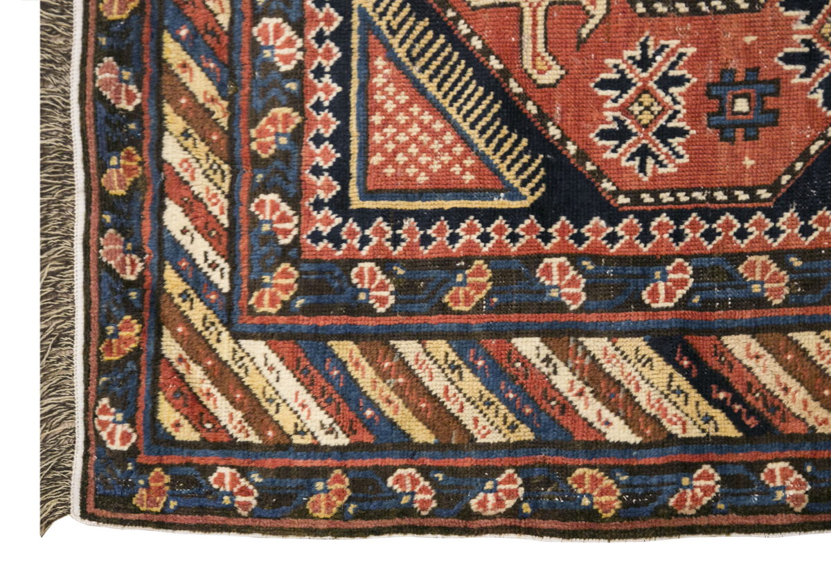 Vintage Rug,  3'3 x 5'1 feet / 100 x 154 cm