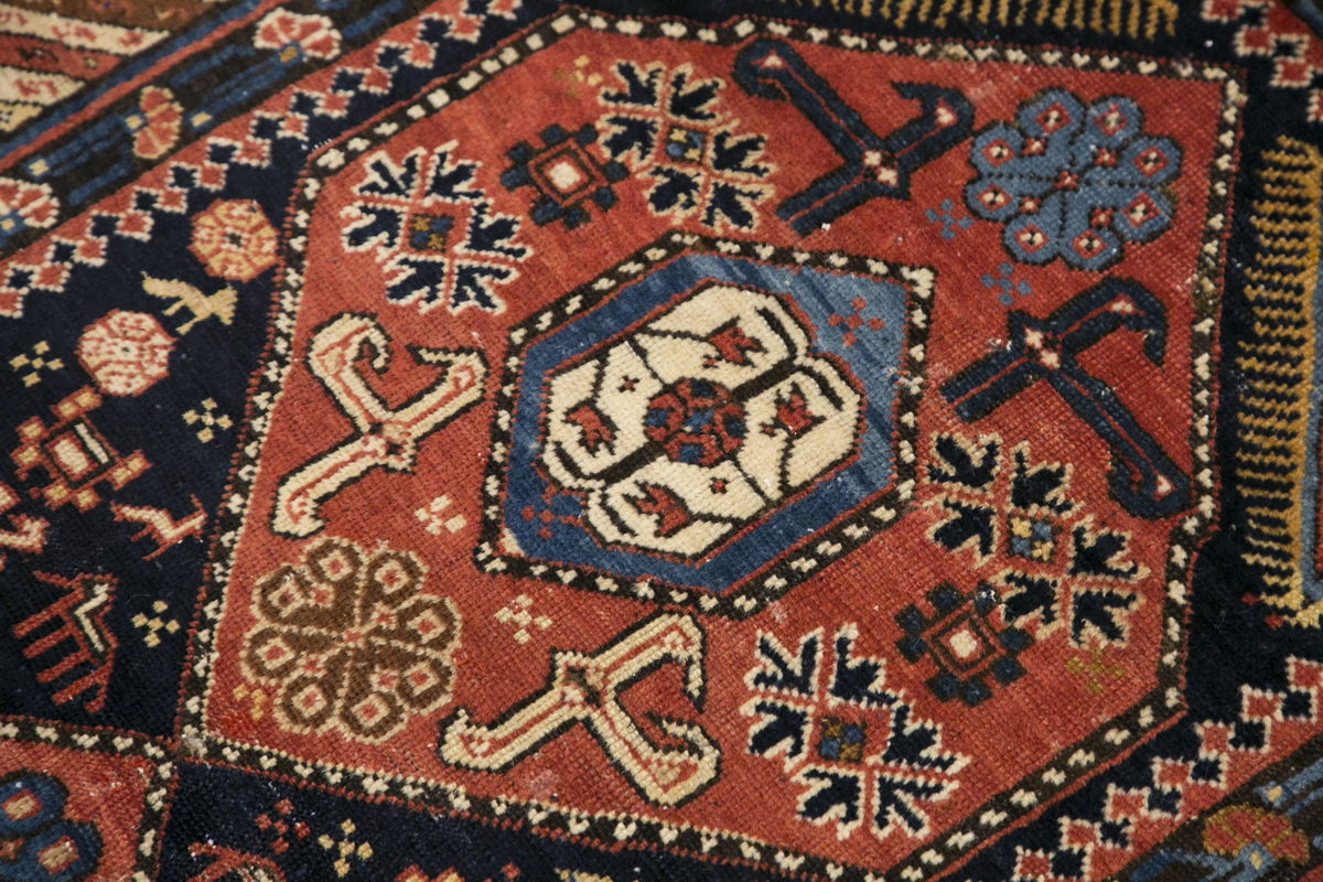 Vintage Rug,  3'3 x 5'1 feet / 100 x 154 cm