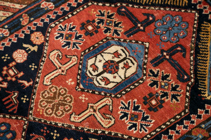 Vintage Rug,  3'3 x 5'1 feet / 100 x 154 cm